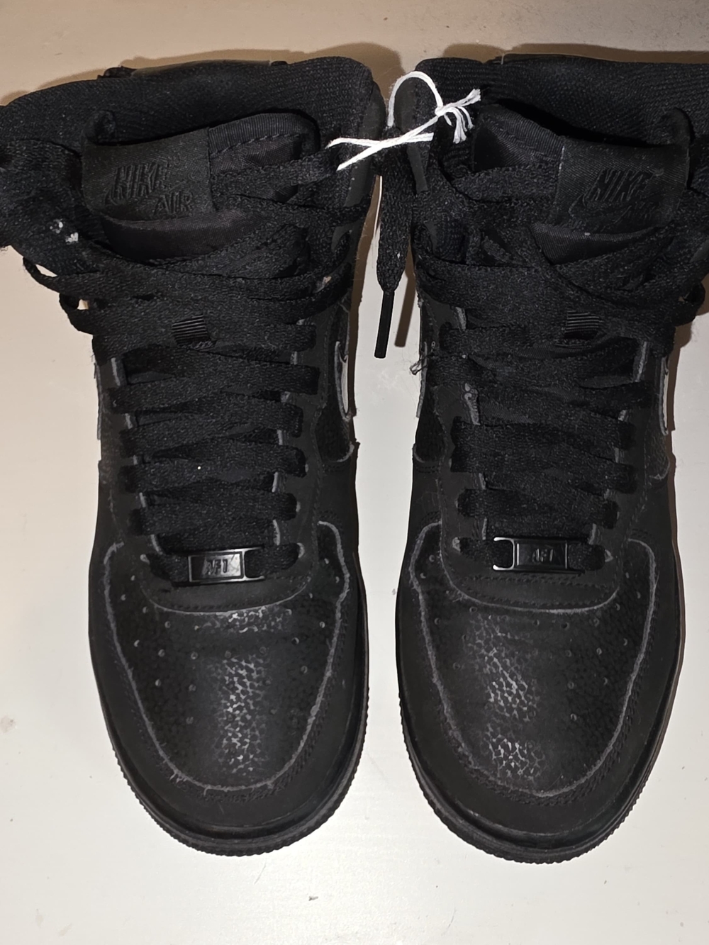 Nike AIR FORCE Black High-Top Men’s Sneakers